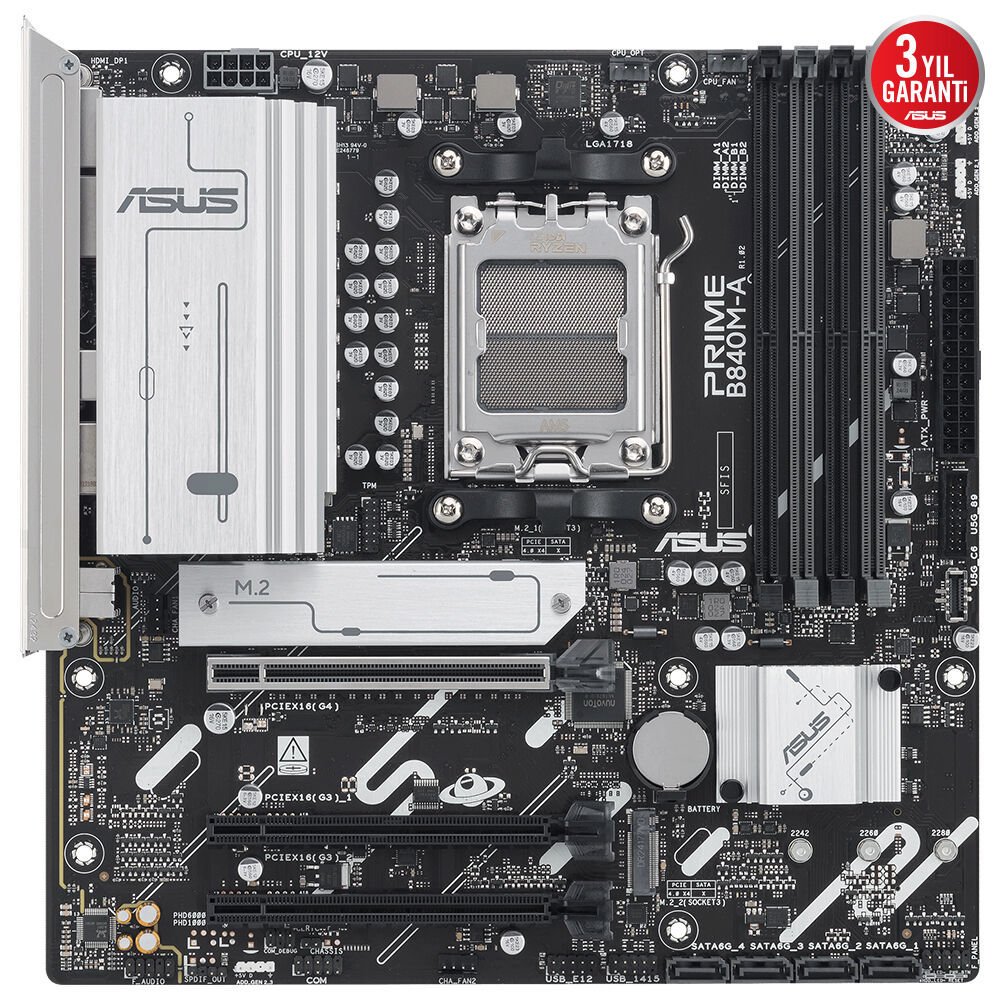 MB Asus PRIME B840M-A-CSM Anakart 90MB1J10-M0EAYC