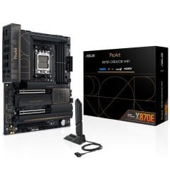 Asus PROART X870E-CREATOR WIFI AM5 DDR5 USB4 M.2 RGB 10G + 2.5G LAN ATX Anakart 90MB1IG0-M0EAY0
