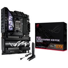 Asus ROG CROSSHAIR X870E HERO WIFI AM5 DDR5 HDMI 2xUSB4 5xM.2 USB3.2 RGB 2.5G + 1G LAN ATX Anakart 90MB1IE0-M0EAY0