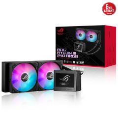 Asus Rog Ryujin III 240 ARGB Oled 3.5'' LCD Aura Sync 2*120mm Radyatör AIO Siyah Sıvı Soğutucu 90RC00K1-M0UAY0