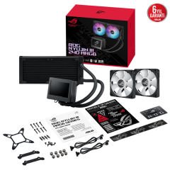 Asus Rog Ryujin III 240 ARGB Oled 3.5'' LCD Aura Sync 2*120mm Radyatör AIO Siyah Sıvı Soğutucu 90RC00K1-M0UAY0