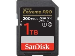 SanDisk Extreme Pro 1TB 200/140MB/s SDXC V30 UHS-I U3 Hafıza Kartı SDSDXXD-1T00-GN4IN