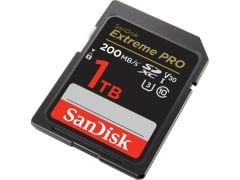 SanDisk Extreme Pro 1TB 200/140MB/s SDXC V30 UHS-I U3 Hafıza Kartı SDSDXXD-1T00-GN4IN