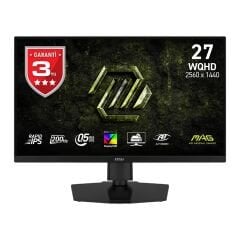 MSI 27'' MAG 274QPF E20 2K WQHD Rapid IPS 200Hz 0.5MS FreeSync Premium Pivot Gaming Monitör