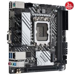 Asus PRIME H610I-PLUS-CSM LGA1700 H610 DDR5 3200 DP + HDMI + VGA 1xM.2 USB3.2 Mini-ITX Anakart 90MB1GB0-M0EAYC