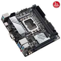 Asus PRIME H610I-PLUS-CSM LGA1700 H610 DDR5 3200 DP + HDMI + VGA 1xM.2 USB3.2 Mini-ITX Anakart 90MB1GB0-M0EAYC