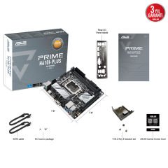 Asus PRIME H610I-PLUS-CSM LGA1700 H610 DDR5 3200 DP + HDMI + VGA 1xM.2 USB3.2 Mini-ITX Anakart 90MB1GB0-M0EAYC