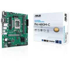 Asus PRO H810M-C CSM LGA1851 H810 DDR5 6400 DP + HDMI + VGA + DVI 2xM.2 USB3.2 COM mATX 90MB1KHP-M0EAYC
