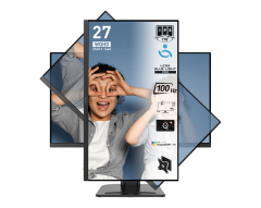 MSI PRO MP273QP E2 27'' WQHD FLAT IPS 100HZ 1MS ADAPTIVE-SYNC PIVOT MONITOR
