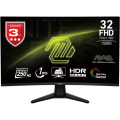 MSI MAG 32C6X 31.5'' FHD CURVE VA 250HZ 1MS ADAPTIVE-SYNC GAMING MONITOR