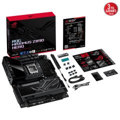 Asus ROG MAXIMUS Z890 HERO LGA1851 Z890 DDR5 8800 HDMI 2xUSB4 6xM.2 USB3.2 WiFi 7 BT RGB 5G 2.5G L 90MB1ID0-M0EAY0