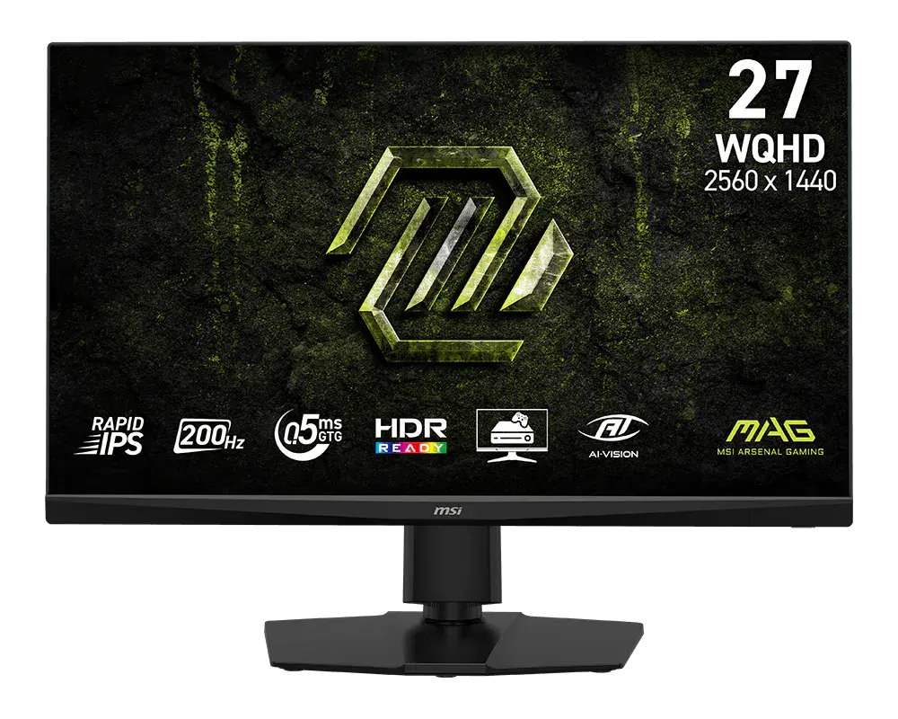 MSI 27'' MAG 272QPF E20 2560x1440 (WQHD) Flat Rapid IPS 200HZ 0.5MS FreeSync Premium Pivot Gaming Monitör