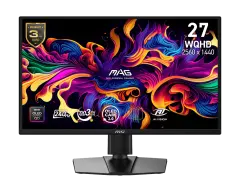 MSI 26.5'' MAG 272QP QD-OLED X24 2560x1440 (WQHD) 16:9 Flat QD-OLED 240HZ 0.03MS (GtG) FreeSync Premium Pivot Gaming Monitör