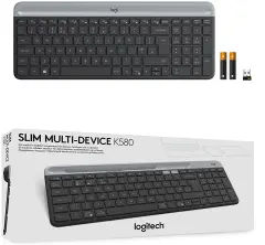 Logitech K580 Ultra İnce Çoklu Cihaz Özellikli Türkçe Bluetooth Klavye - Siyah 920-010624