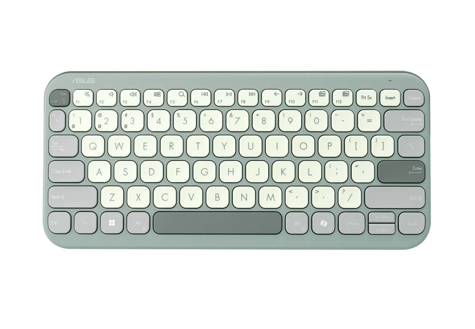 Asus Marshmallow KW100 Bluetooth Kablosuz Klavye Yeşil 90XB0880-BKB320