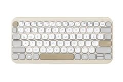 Asus Marshmallow KW100 Bluetooth Kablosuz Klavye Bej 90XB0880-BKB310