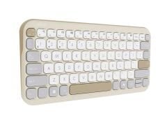Asus Marshmallow KW100 Bluetooth Kablosuz Klavye Bej 90XB0880-BKB310