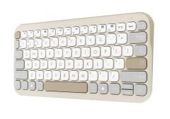 Asus Marshmallow KW100 Bluetooth Kablosuz Klavye Bej 90XB0880-BKB310
