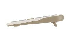 Asus Marshmallow KW100 Bluetooth Kablosuz Klavye Bej 90XB0880-BKB310