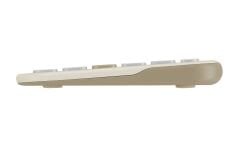 Asus Marshmallow KW100 Bluetooth Kablosuz Klavye Bej 90XB0880-BKB310