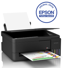 Epson EcoTank L3350 Wi-Fi + Tarayıcı + Fotokopi Renkli Çok Fonksiyonlu Tanklı Yazıcı C11CL62413 + Orjinal Siyah Mürekkep  Hediyeli