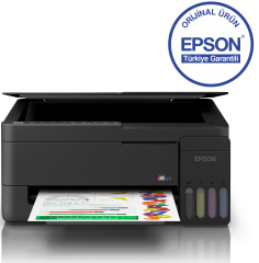 Epson EcoTank L3350 Wi-Fi + Tarayıcı + Fotokopi Renkli Çok Fonksiyonlu Tanklı Yazıcı C11CL62413 + Orjinal Siyah Mürekkep  Hediyeli
