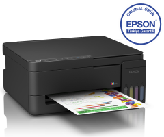 Epson EcoTank L3350 Wi-Fi + Tarayıcı + Fotokopi Renkli Çok Fonksiyonlu Tanklı Yazıcı C11CL62413 + Orjinal Siyah Mürekkep  Hediyeli