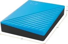 WD My Passport 4TB 2.5 inc USB 3.2 Mavi Taşınabilir Disk WDBPKJ0040BBL-WESN
